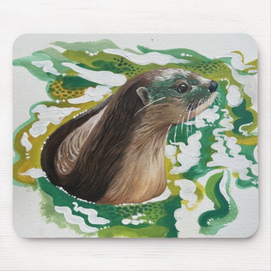Emma the Otter MousePad Muismat (Voorkant)