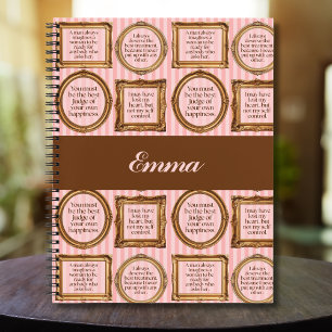 Emma van Jane Austen citeert persoonlijk tijdschri Notitieboek