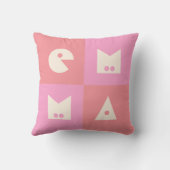 Emma verjaardagscadeau 4 letter naam kwekerij kussen (Achterkant)