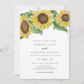 Emma - Waterverf Landelijke Zonnebloem Landelijke  Kaart (Voorkant)