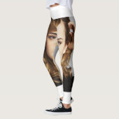 Emma Watson, gedrukt voor meisjes Leggings (Links)