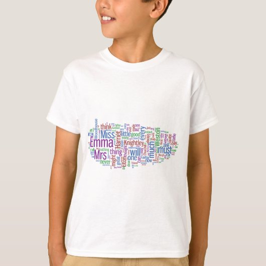 Emma Word Cloud T-shirt (Voorkant)