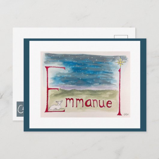 Emmanuel Briefkaart (Voorkant / Achterkant)