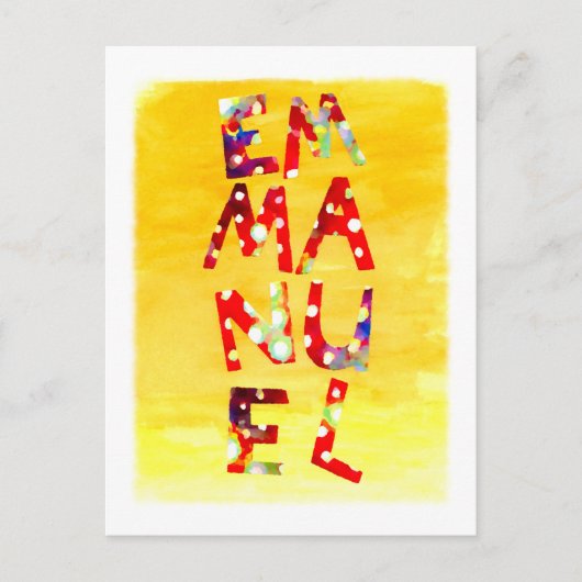 Emmanuel Briefkaart (Voorkant)