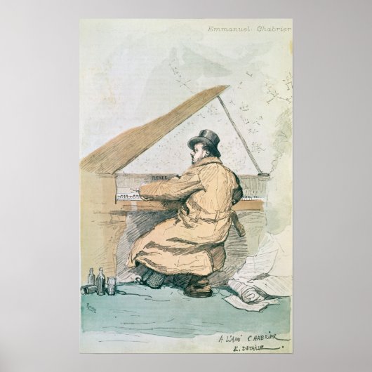 Emmanuel Chabrier Poster (Voorkant)