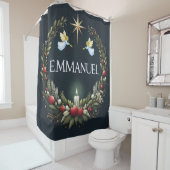 Emmanuel Christmas angels Douchegordijn (In situ)