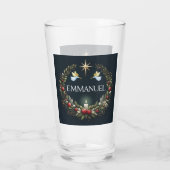 Emmanuel Christmas angels Glas (Achterkant)