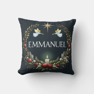 Emmanuel Christmas angels Kussen