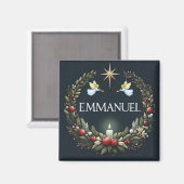 Emmanuel Christmas angels Magneet (Voorkant / Achterkant)