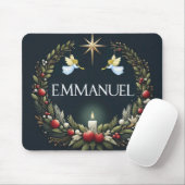 Emmanuel Christmas angels Muismat (Met muis)