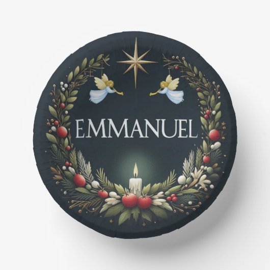 Emmanuel Christmas angels Papieren Kommen (Voorkant)