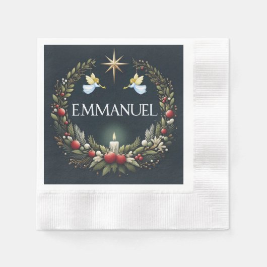 Emmanuel Christmas angels Servet (Voorkant)