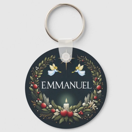 Emmanuel Christmas angels Sleutelhanger (Voorkant)