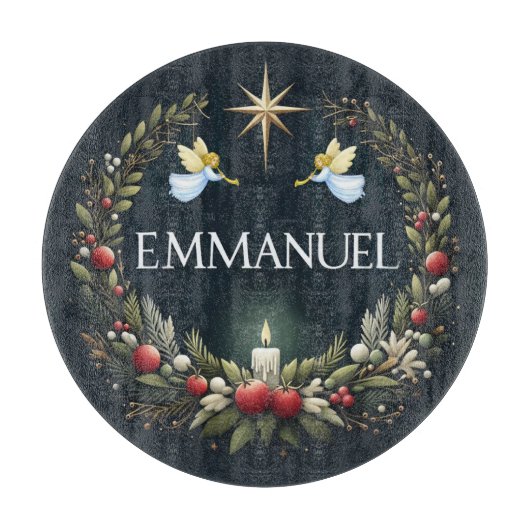 Emmanuel Christmas angels Snijplank (Voorkant)