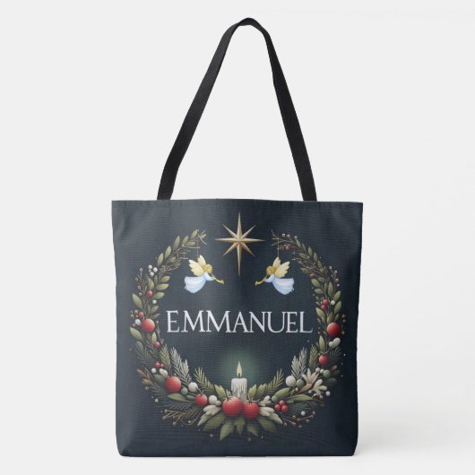 Emmanuel Christmas angels Tote Bag (Voorkant)
