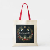 Emmanuel Christmas angels Tote Bag (Achterkant)