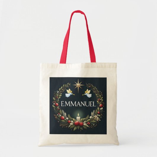 Emmanuel Christmas angels Tote Bag (Voorkant)