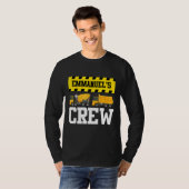 Emmanuel Construction Crew Custom Dumptruck Dump T T-shirt (Voorkant volledig)
