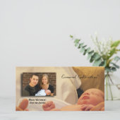 Emmanuel, God is met ons! Feestdagenkaart (Staand voorkant)