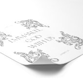 Emmanuel God met ons Bijbelvers Kerstmis Poster (Hoek)