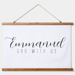 Emmanuel God met ons Hood Hangen Tapestry Hangend Wandkleed