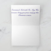 Emmanuel God met ons Kerst Kaart (Binnen)