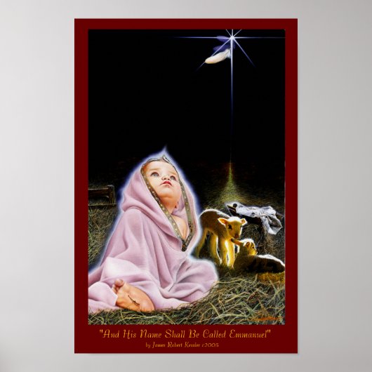 "Emmanuel: God met ons" Poster (Voorkant)