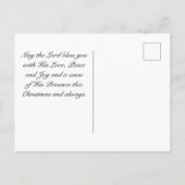 Emmanuel God met Us Matthew 1:23 kerstbijbel Briefkaart (Achterkant)