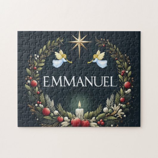 Emmanuel Kerstengelen Legpuzzel (Horizontaal)