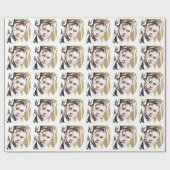 Emmanuel Macron Cadeaupapier (Vlak)