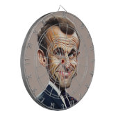 Emmanuel Macron Dartboard Dartbord (Voorkant Links)