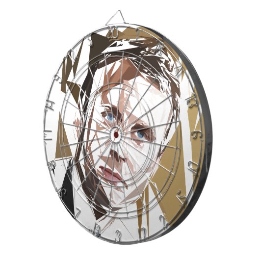 Emmanuel Macron Dartbord (Voorkant Rechts)