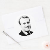 Emmanuel Macron Ronde Sticker (Envelop)
