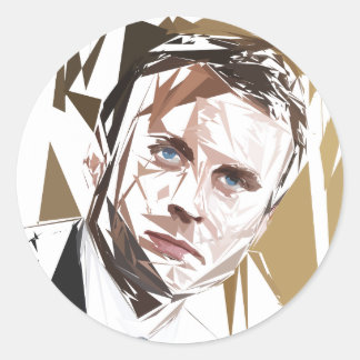 Emmanuel Macron Ronde Sticker