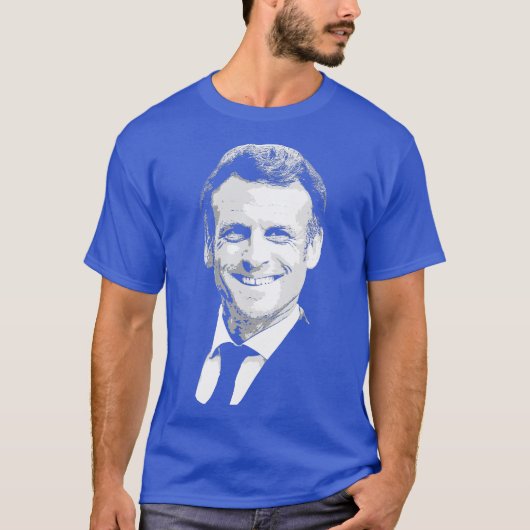 Emmanuel Macron T-shirt (Voorkant)