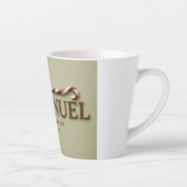 EMMANUEL | Matteüs 1:23 Kerstmis | Zachte Salie Latte Mok