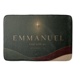 EMMANUEL | Mattheüs 1:23 Christelijk Badmat