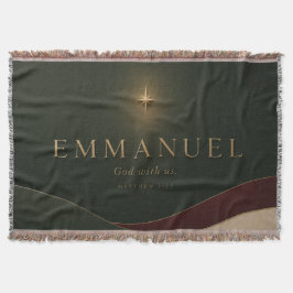 EMMANUEL | Mattheüs 1:23 Christelijk Deken