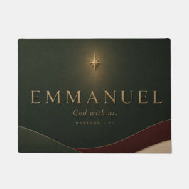 EMMANUEL | Mattheüs 1:23 Christelijk Deurmat