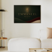 EMMANUEL | Mattheüs 1:23 Christelijk  Poster