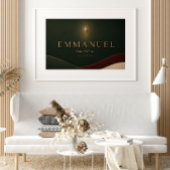 EMMANUEL | Mattheüs 1:23 Christelijk  Poster