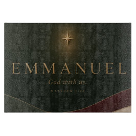 EMMANUEL | Mattheüs 1:23 Christelijk Snijplank