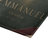 EMMANUEL | Mattheüs 1:23 Christelijk Snijplank (Hoek)