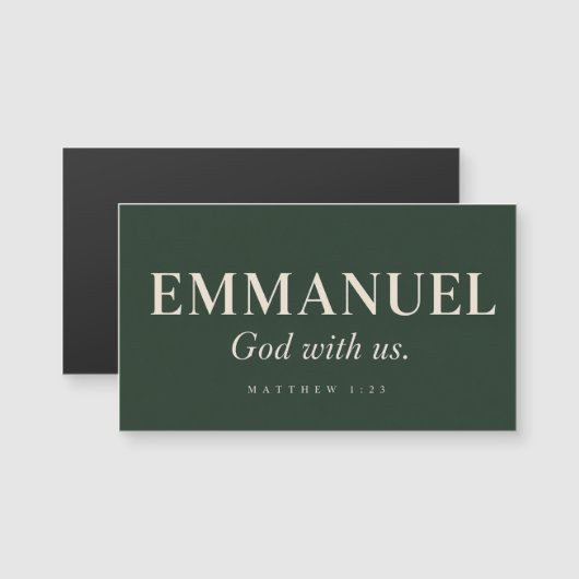 EMMANUEL | Mattheüs 1:23 | Kerstmis (Voorkant / Achterkant)