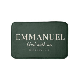 EMMANUEL | Mattheüs 1:23 | Kerstmis Badmat