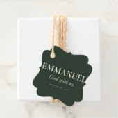 EMMANUEL | Mattheüs 1:23 | Kerstmis Bedankjes Labels (In situ)