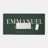 EMMANUEL | Mattheüs 1:23 | Kerstmis Bureaumat (Keyboard & Muis)