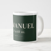 EMMANUEL | Mattheüs 1:23 | Kerstmis Grote Koffiekop (Voorkant rechts)