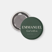 EMMANUEL | Mattheüs 1:23 | Kerstmis Magneet (Voorkant / Achterkant)
