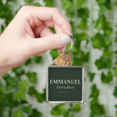 EMMANUEL | Mattheüs 1:23 | Kerstmis Sleutelhanger (Hand)